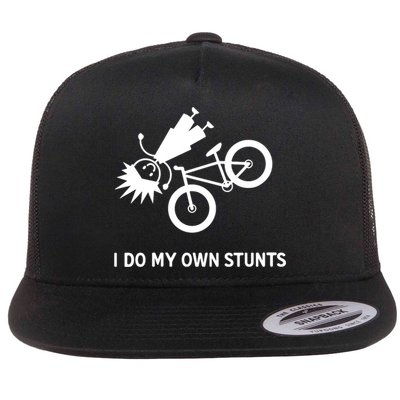 Wo I Do My Own Stunts Bicycle Flatbill Hat