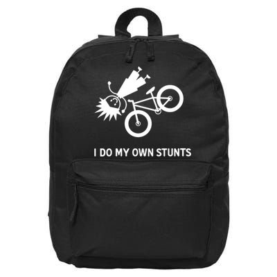 Wo I Do My Own Stunts Bicycle 16 in Basic Backpack