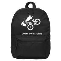 Wo I Do My Own Stunts Bicycle 16 in Basic Backpack