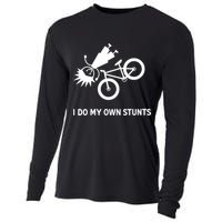 Wo I Do My Own Stunts Bicycle Cooling Performance Long Sleeve Crew