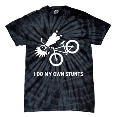 Wo I Do My Own Stunts Bicycle Tie-Dye T-Shirt