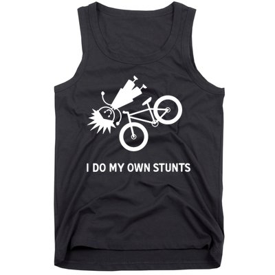 Wo I Do My Own Stunts Bicycle Tank Top