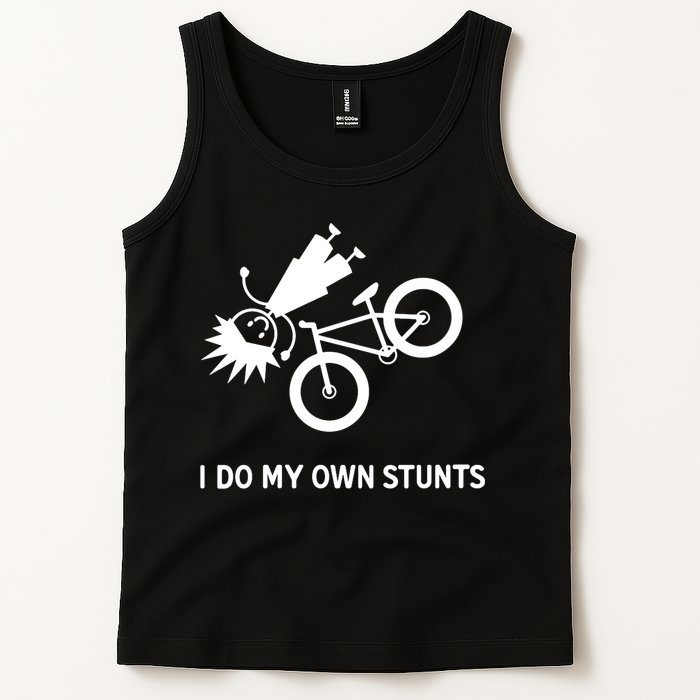 Wo I Do My Own Stunts Bicycle Tank Top