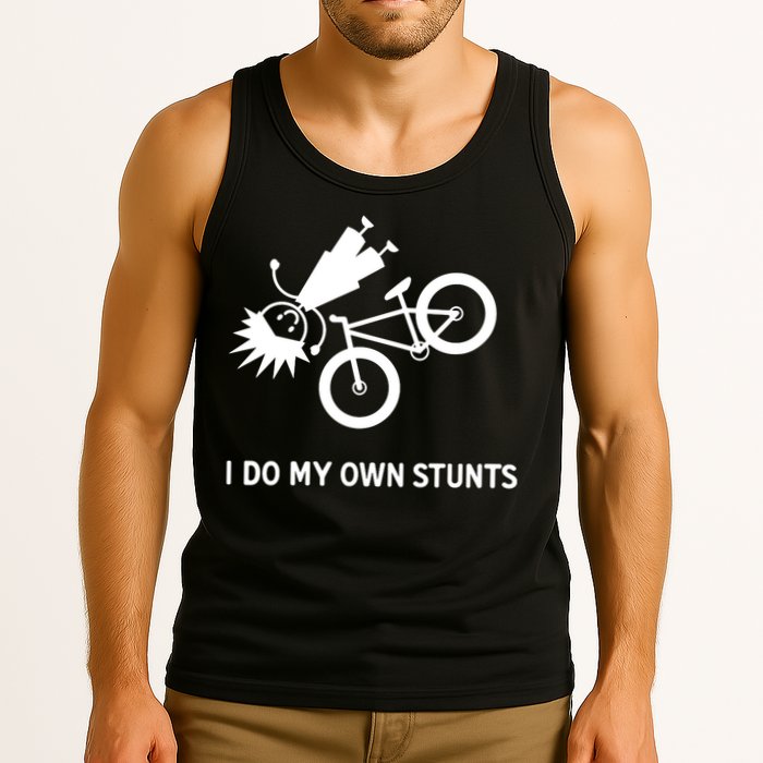 Wo I Do My Own Stunts Bicycle Tank Top