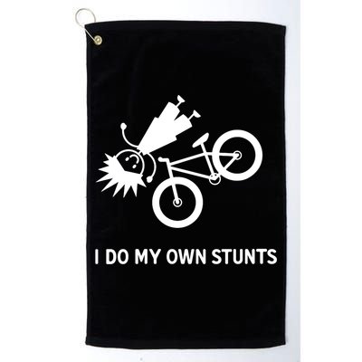 Wo I Do My Own Stunts Bicycle Golf Towel