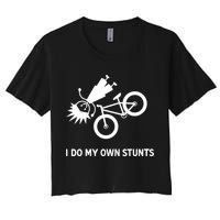 Wo I Do My Own Stunts Bicycle Crop Top
