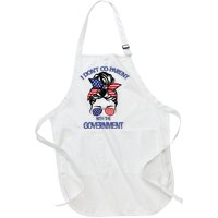 Womens I Dont Co Parent With The Government Funny Sunglasses Full-Length Apron With Pockets