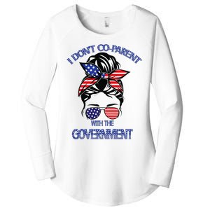 Womens I Dont Co Parent With The Government Funny Sunglasses Women's Perfect Tri Tunic Long Sleeve Shirt