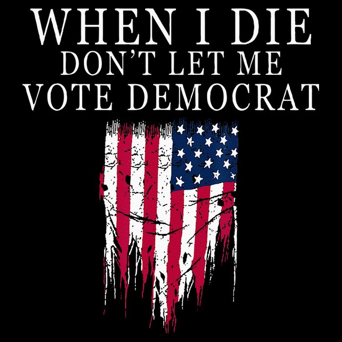 When I Die Dont Let Me Vote Democrat 16 in Basic Backpack