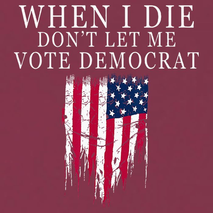 When I Die Dont Let Me Vote Democrat 16oz Travel Tumbler