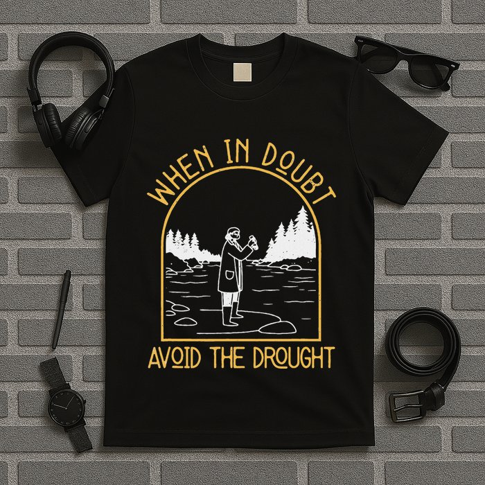 When In Doubt Avoid The Drought Funny Hydrogeology Engineers T-Shirt