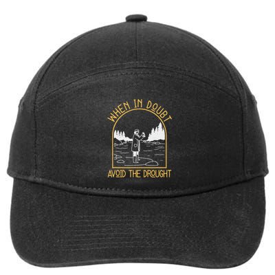 When In Doubt Avoid The Drought Funny Hydrogeology Engineers 7-Panel Snapback Hat