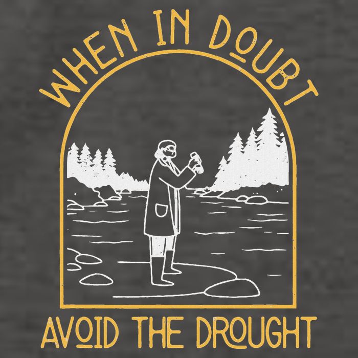 When In Doubt Avoid The Drought Funny Hydrogeology Engineers Vector Backpack