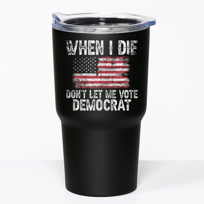 When I Die DonT Let Me Vote Democrat Flag 4th Of July Tumbler