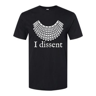 Womens I Dissent Shirt I Dissent Collar RBG For Women I Dissent Softstyle CVC T-Shirt