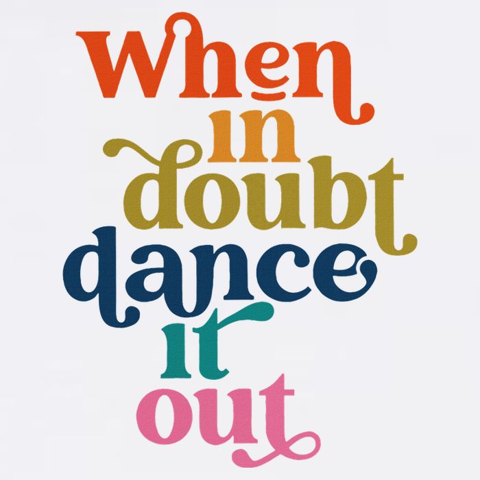 When In Doubt Dance It Out Mousepad
