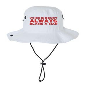 When In Doubt Always Blame A Man Legacy Cool Fit Booney Bucket Hat