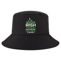 When Irish Eyes Are Smiling Trouble Is Brewing St Patrick's Day Cool Comfort Performance Bucket Hat