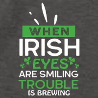 When Irish Eyes Are Smiling Trouble Is Brewing St Patrick's Day Vector Backpack