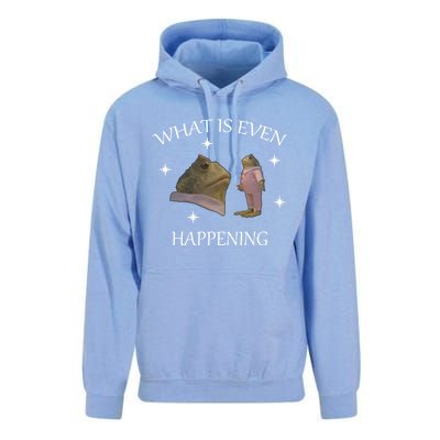 What Is Even Happening Frog Gift Unisex Surf Hoodie