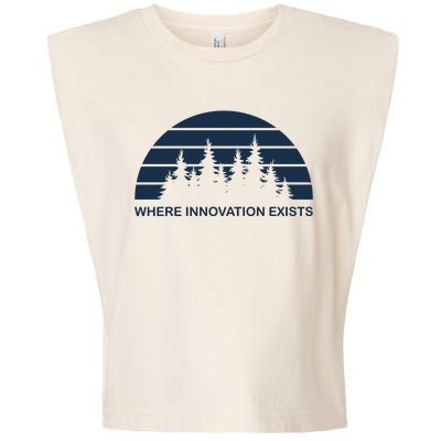 Where Innovation Exist Garment-Dyed Women's Muscle Tee