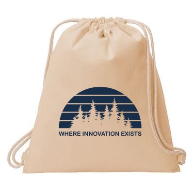 Where Innovation Exist Drawstring Bag
