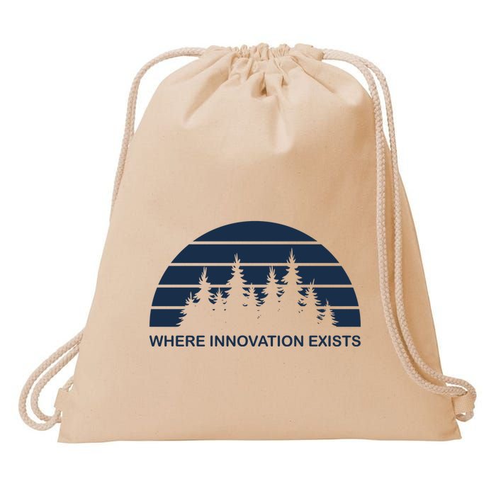 Where Innovation Exist Drawstring Bag