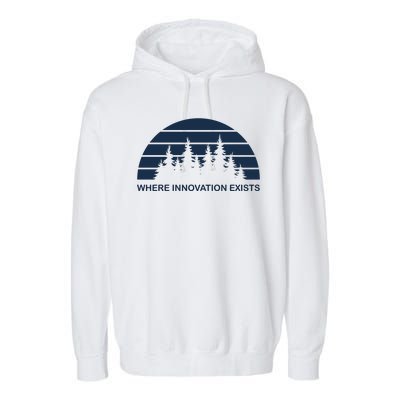 Where Innovation Exist Garment-Dyed Fleece Hoodie