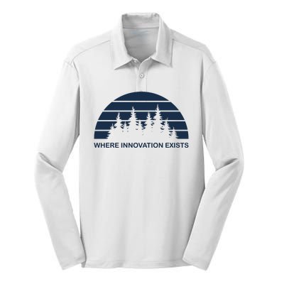 Where Innovation Exist Silk Touch Performance Long Sleeve Polo