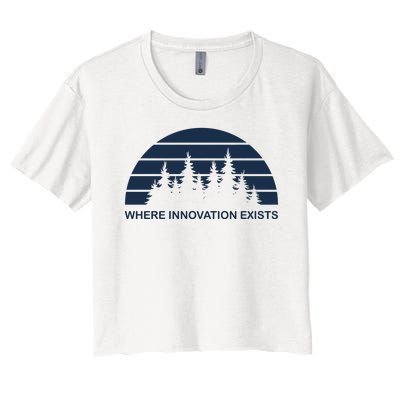 Where Innovation Exist Women's Crop Top Tee