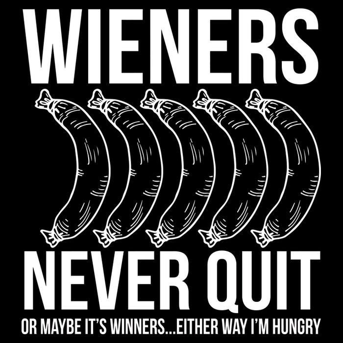 Wieners Never Quite 7-Panel Snapback Hat