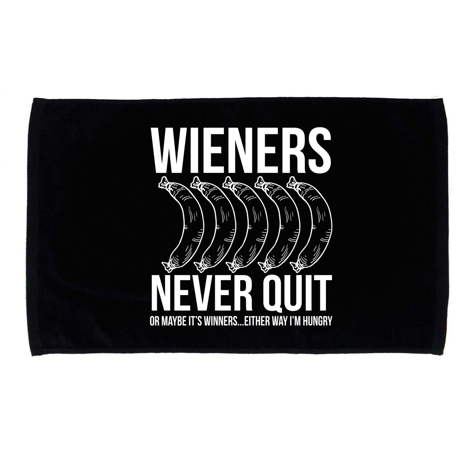 Wieners Never Quite Microfiber Hand Towel