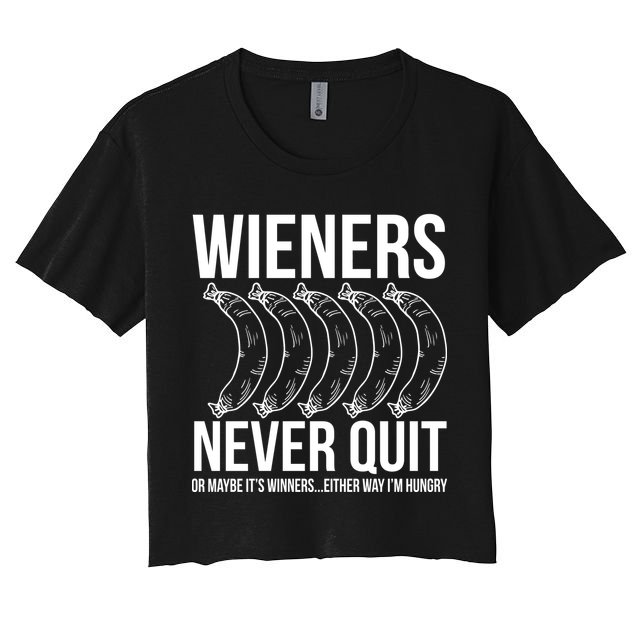 Wieners Never Quite Crop Top