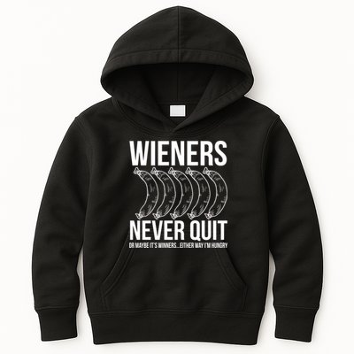 Wieners Never Quite Kids Hoodie