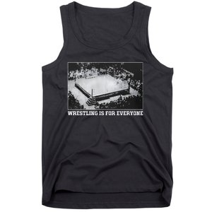 Wrestling Is For Everyone No Space For Racism Sexism Fascism Tank Top