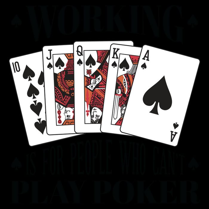 Working Is For People Who Can't Play Poker 16oz Travel Tumbler
