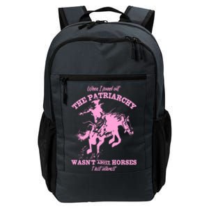 When I Found Out The Patriarchy WasnT About Horses I Lost Interest Daily Commute Backpack