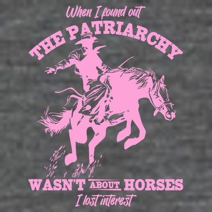 When I Found Out The Patriarchy WasnT About Horses I Lost Interest 7-Panel Snapback Hat