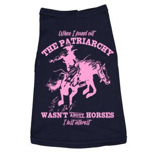 When I Found Out The Patriarchy WasnT About Horses I Lost Interest Doggie Tank