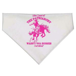 When I Found Out The Patriarchy WasnT About Horses I Lost Interest USA-Made Doggie Bandana