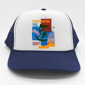 Wingfoil In Fuerteventura Spain Trucker Hat