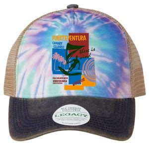 Wingfoil In Fuerteventura Spain Legacy Tie Dye Trucker Hat