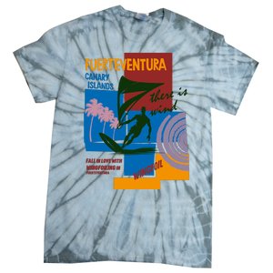 Wingfoil In Fuerteventura Spain Tie-Dye T-Shirt