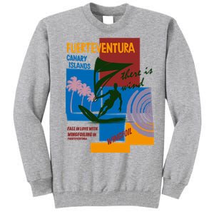 Wingfoil In Fuerteventura Spain Tall Sweatshirt