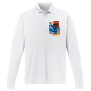 Wingfoil In Fuerteventura Spain Performance Long Sleeve Polo