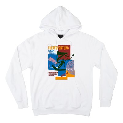 Wingfoil In Fuerteventura Spain Hoodie