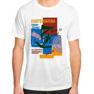 Wingfoil In Fuerteventura Spain Adult ChromaSoft Performance T-Shirt