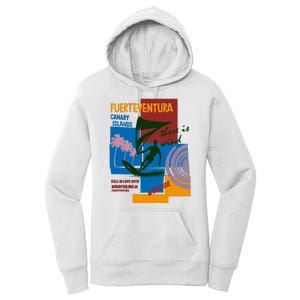 Wingfoil In Fuerteventura Spain Women's Pullover Hoodie