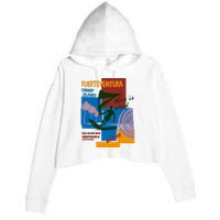 Wingfoil In Fuerteventura Spain Crop Fleece Hoodie