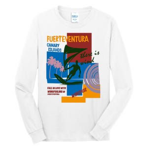 Wingfoil In Fuerteventura Spain Tall Long Sleeve T-Shirt